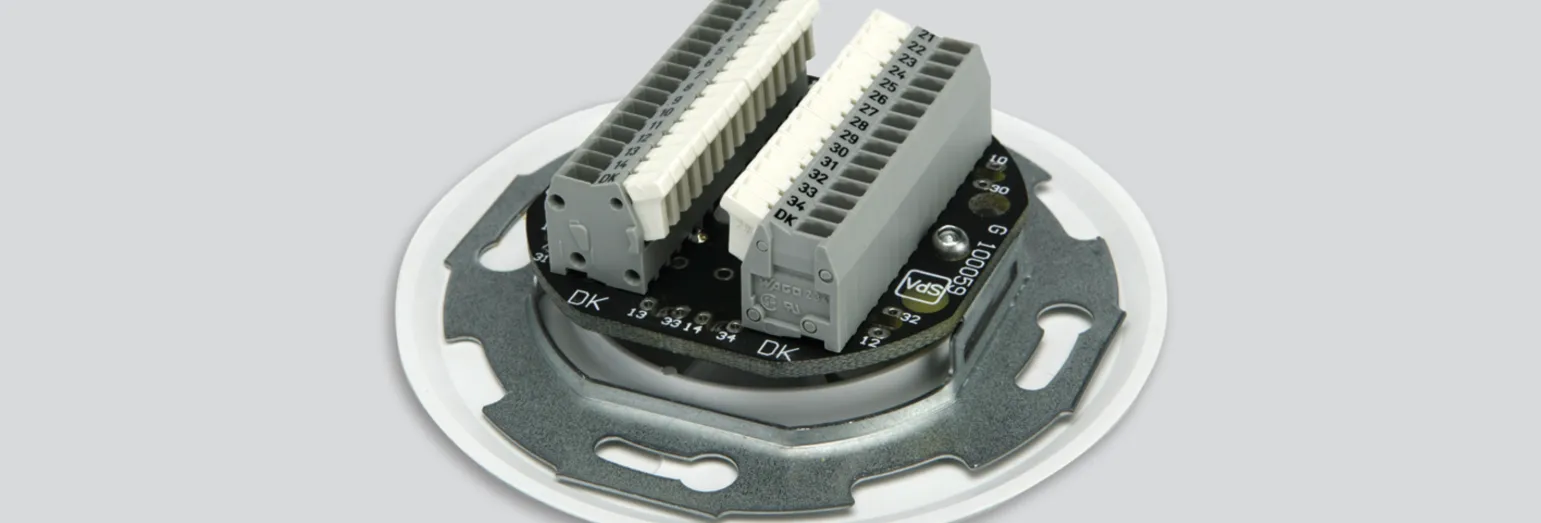 Terminal boxes, cage clamp, recess mounting